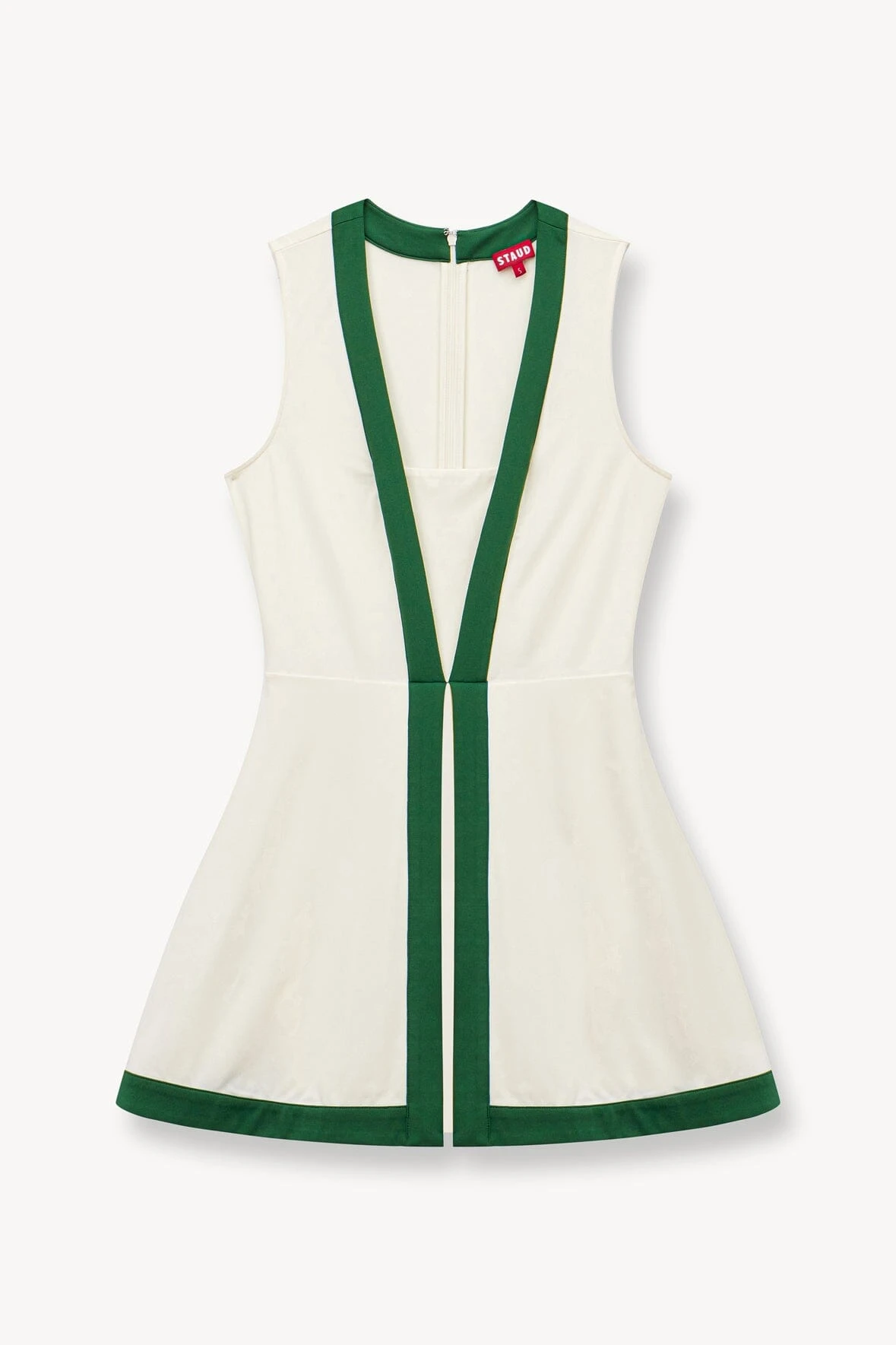 CROSS-COURT DRESS | IVORY COURT GREEN 5 CROSS-COURT DRESS | IVORY COURT GREEN - Image 5