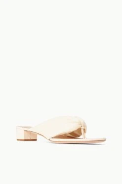 DAHLIA SANDAL | CREAM -Fashion Shop STAUD DAHLIA SANDAL CREAM SPRING 23 ECOM 2