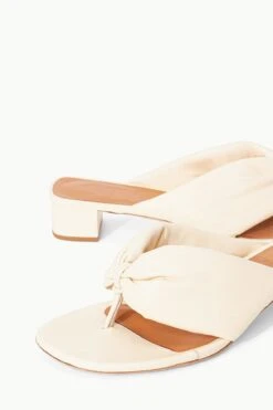DAHLIA SANDAL | CREAM -Fashion Shop STAUD DAHLIA SANDAL CREAM SPRING 23 ECOM 4