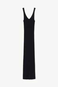 DANA DRESS | BLACK -Fashion Shop STAUD DANA DRESS BLACK WHITE SPRING 23 ECOM 1