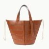 DIAMOND TOTE | TAN CREAM