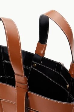 DIAMOND TOTE | TAN CREAM -Fashion Shop STAUD DIAMOND TOTE TANCREAM SPRING 23 ECOM 4