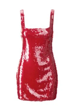 ECLIPSE DRESS | POINSETTIA 10 ECLIPSE DRESS | POINSETTIA -Fashion Shop STAUD ECLIPSEDRESS POINSETTIA ECOM 1