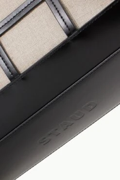 EMMA TOTE | BLACK NATURAL -Fashion Shop STAUD EMMATOTE BAG BLACKNATURAL SUPF 23 ECOM 3