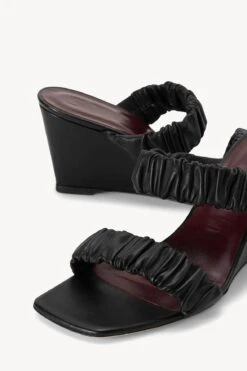 FRANKIE WEDGE | BLACK -Fashion Shop STAUD FRANKIE WEDGE BLK SEASON 22 ECOM 4