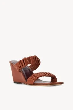 FRANKIE WEDGE | TAN -Fashion Shop STAUD FRANKIE WEDGE TAN SEASON 22 ECOM 2