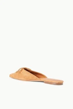 GINA MULE | CASHEW SUEDE -Fashion Shop STAUD GINA MULE CASHEW SPRING 23 ECOM 3
