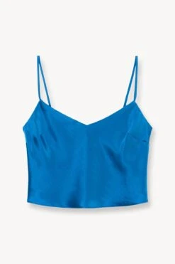 GRACIE TOP | ISLAND BLUE -Fashion Shop STAUD GRACIE TOP ISLAND BLUE SUPF 23 ECOM 1