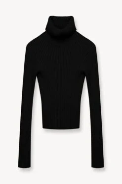 JACE TOP | BLACK -Fashion Shop STAUD JACE SWEATER BLACK FALL 23 ECOM 1 1