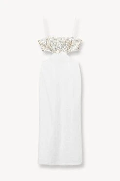 JADA DRESS | WHITE -Fashion Shop STAUD JADA DRESS WHITE SUPF 23 ECOM 1 1