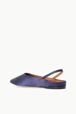 JANINE MULE | NAVY SATIN -Fashion Shop STAUD JANINE MULE NAVYSATIN SPRING 23 ECOM 3