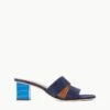 JULES BLOCK HEEL | INK ISLAND BLUE