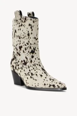 JUNE BOOT | BLACK WHITE HAIRCALF 10 JUNE BOOT | BLACK WHITE HAIRCALF -Fashion Shop STAUD JUNE BOOT BWHCCALFHAIR SEASON 22 ECOM 2
