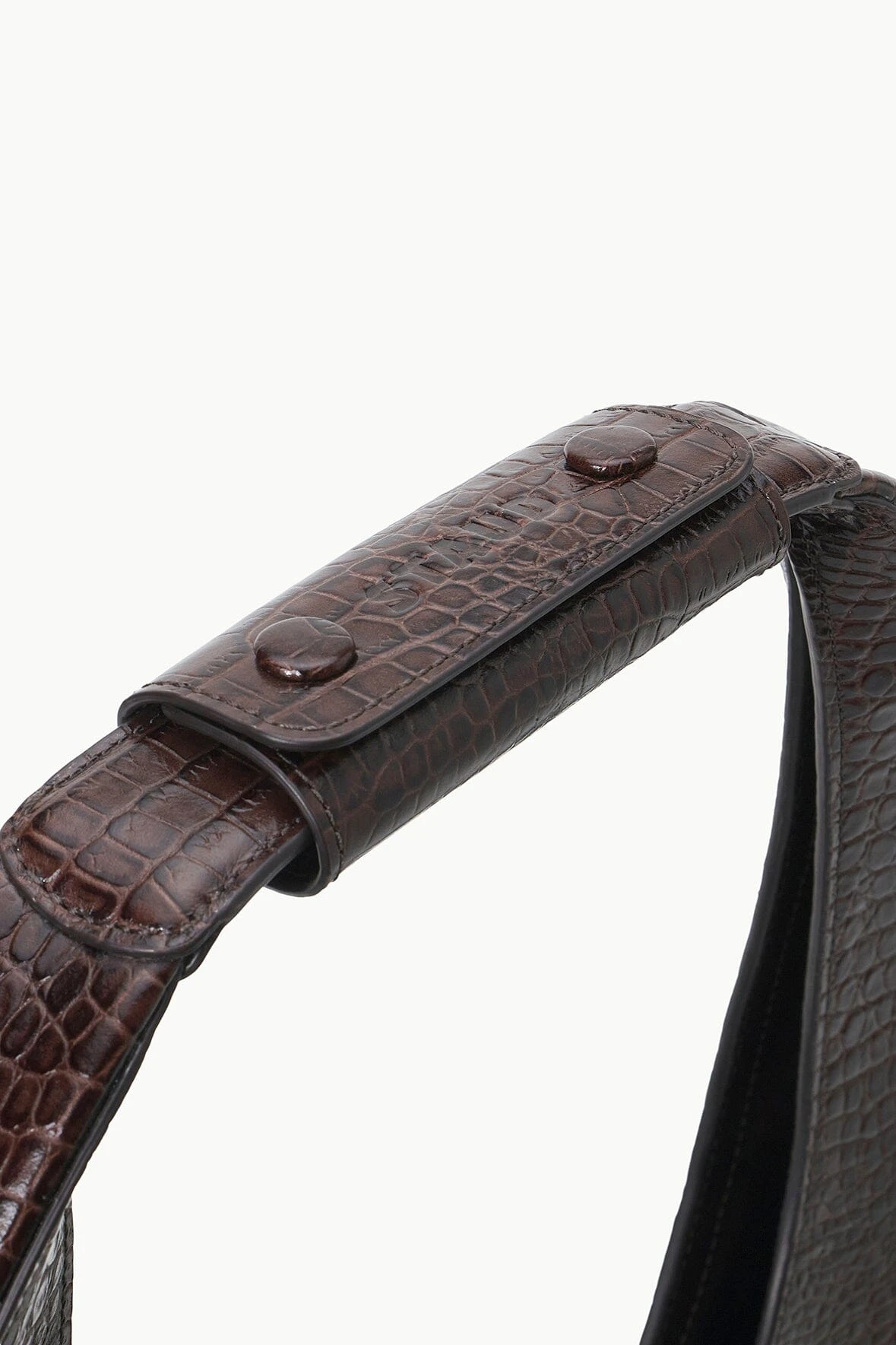 LARGE MOON BAG | ESPRESSO CROC EMBOSSED 4 LARGE MOON BAG | ESPRESSO CROC EMBOSSED - Image 4