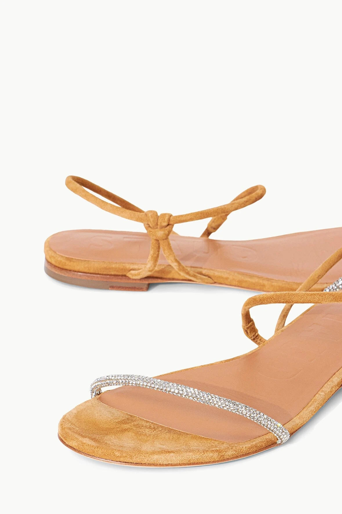 LAUREL CRYSTAL SANDAL | RHINESTONE CASHEW SUEDE 6 LAUREL CRYSTAL SANDAL | RHINESTONE CASHEW SUEDE - Image 6