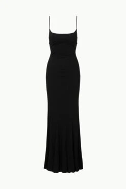 LAUREN DRESS | BLACK 10 LAUREN DRESS | BLACK -Fashion Shop STAUD LAURENDRESS BLACK ECOM 1