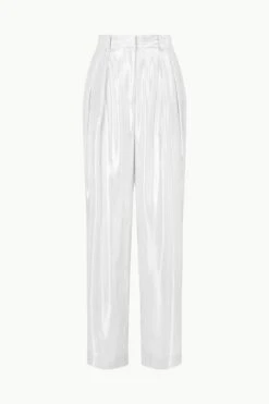 LUISA PANT | SILVER 10 LUISA PANT | SILVER -Fashion Shop STAUD LUISAPANT SILVER ECOM 1