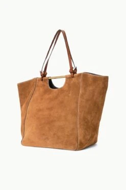 MAR TOTE | TAN SUEDE -Fashion Shop STAUD MAR TOTE TAN FALL 23 ECOM 2 R