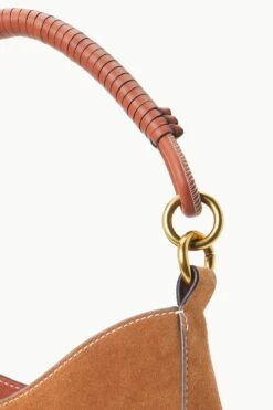 MEL BAG | TAN SUEDE -Fashion Shop STAUD MEL BAG TAN FALL 23 ECOM 4