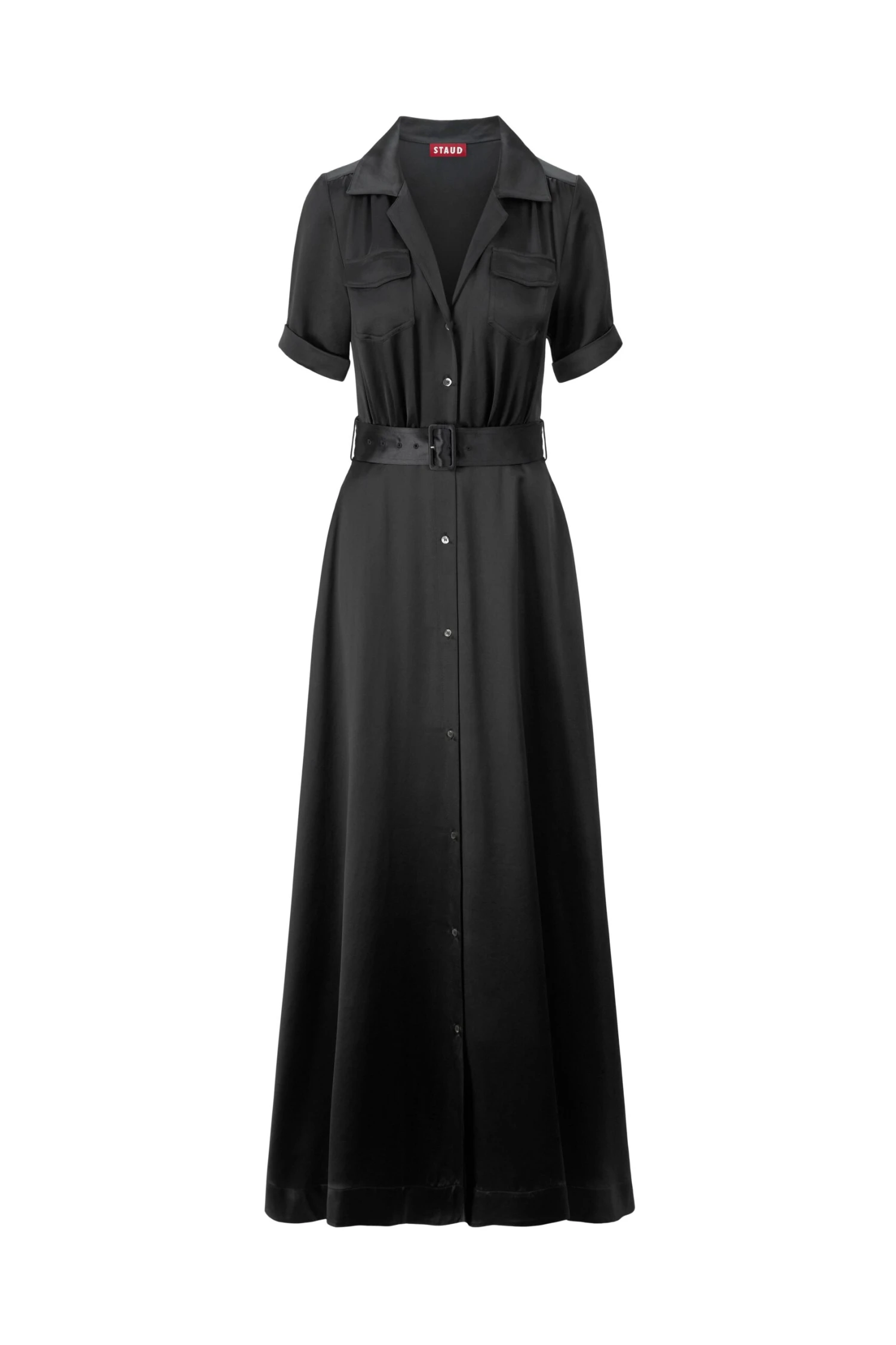 MILLIE DRESS | BLACK SATIN 5 MILLIE DRESS | BLACK SATIN - Image 5