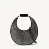 MINI MOON CRYSTAL BAG | BLACK