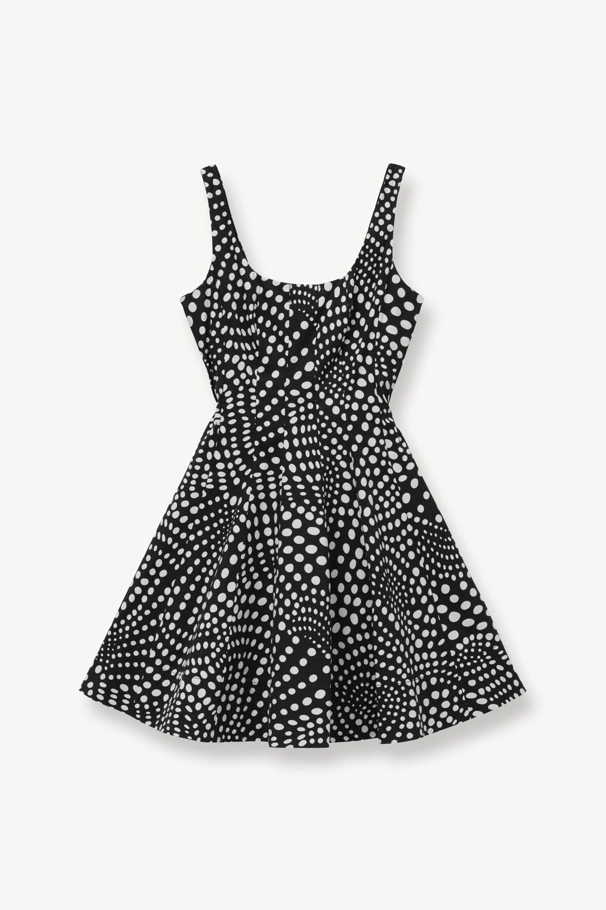 MINI WELLS DRESS | BLACK WAVY DOT 5 MINI WELLS DRESS | BLACK WAVY DOT - Image 5
