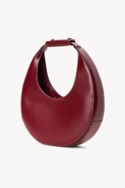 MOON BAG | RASPBERRY 10 MOON BAG | RASPBERRY -Fashion Shop STAUD MOON BAG BORDEAUX HOLIDAY 22 ECOM 2