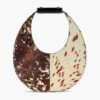 MOON SPLIT BAG | MIXED HAIRCALF