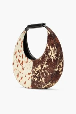 MOON SPLIT BAG | MIXED HAIRCALF -Fashion Shop STAUD MOON BAG MXHC HOLIDAY 22 ECOM 2