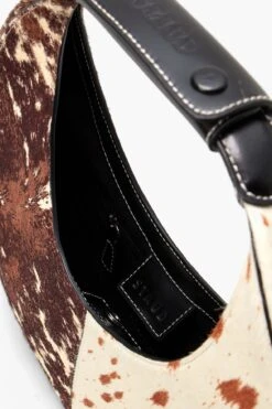 MOON SPLIT BAG | MIXED HAIRCALF -Fashion Shop STAUD MOON BAG MXHC HOLIDAY 22 ECOM 3