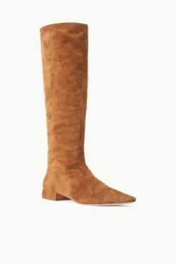 OLGA BOOT | TAN SUEDE -Fashion Shop STAUD OLGA BOOT TAN FALL 23 ECOM 2