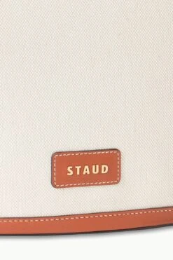 REPLAY TOTE | NATURAL TAN -Fashion Shop STAUD PADDLE TOTE IVORY SUPF 23 ECOM 3