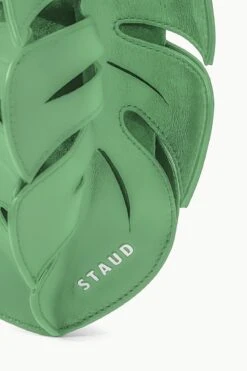PALM BAG | LEAF -Fashion Shop STAUD PALM BAG GREEN SUPF 23 ECOM 3