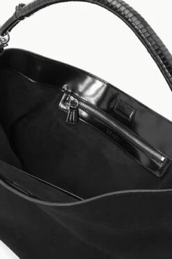 PERRY BAG | BLACK SUEDE 9 PERRY BAG | BLACK SUEDE -Fashion Shop STAUD PARRYHOBO BAG BLACK FALL 23 ECOM 3