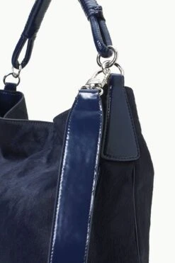 PERRY BAG | NAVY HAIRCALF 9 PERRY BAG | NAVY HAIRCALF -Fashion Shop STAUD PARRYHOBO BAG NAVY FALL 23 ECOM 3