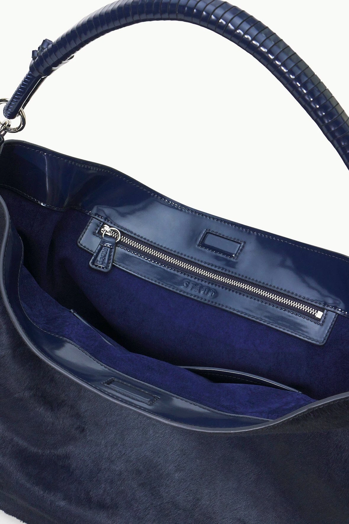 PERRY BAG | NAVY HAIRCALF 5 PERRY BAG | NAVY HAIRCALF - Image 5
