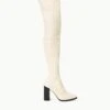 PAZ OVER THE KNEE BOOT | CREAM