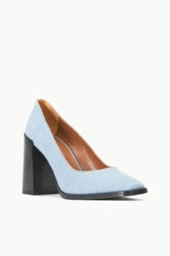 PAZ PUMP | DENIM BLUE -Fashion Shop STAUD PAZ PUMP DENIMBLUE FALL 23 ECOM 2