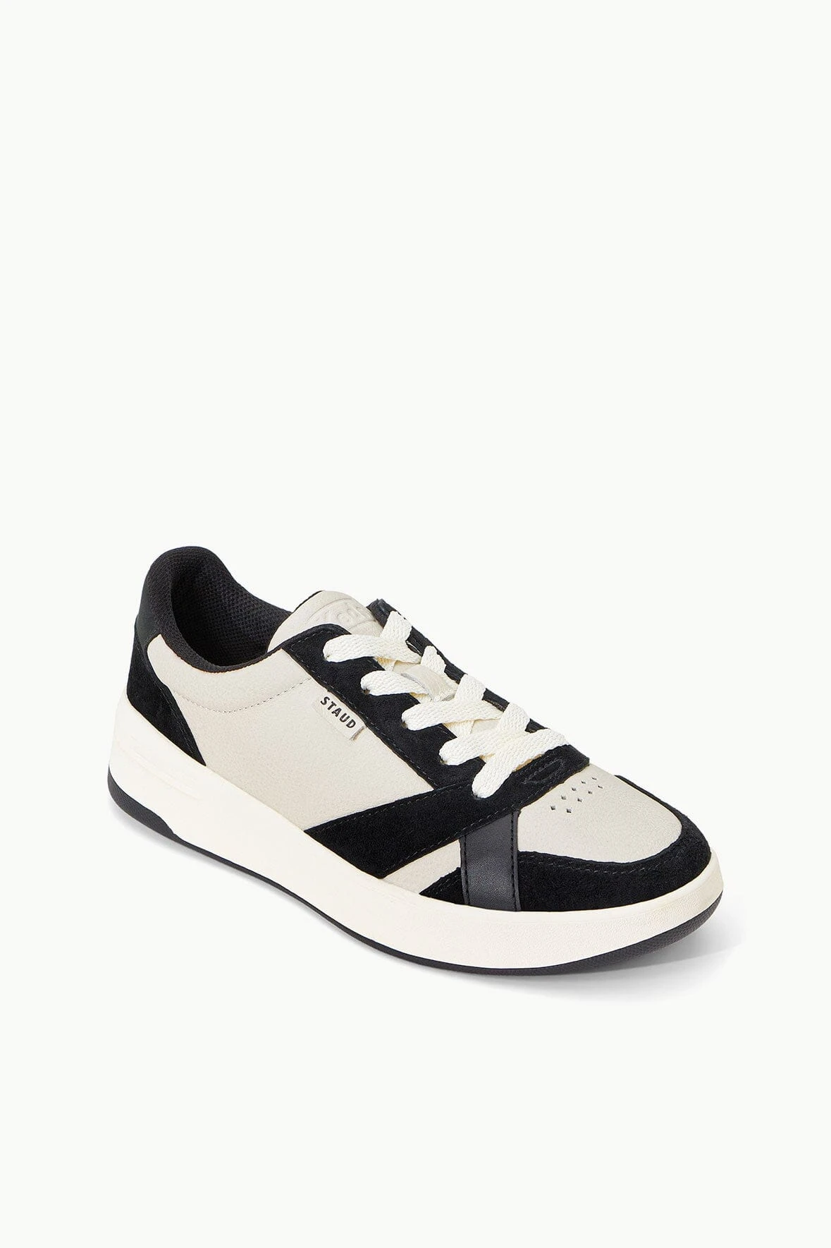 STAUD + KEDS THE COURT SNEAKER | BLACK CREAM 2 STAUD + KEDS THE COURT SNEAKER | BLACK CREAM - Image 2