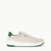 STAUD + KEDS THE COURT SNEAKER | CREAM GREEN