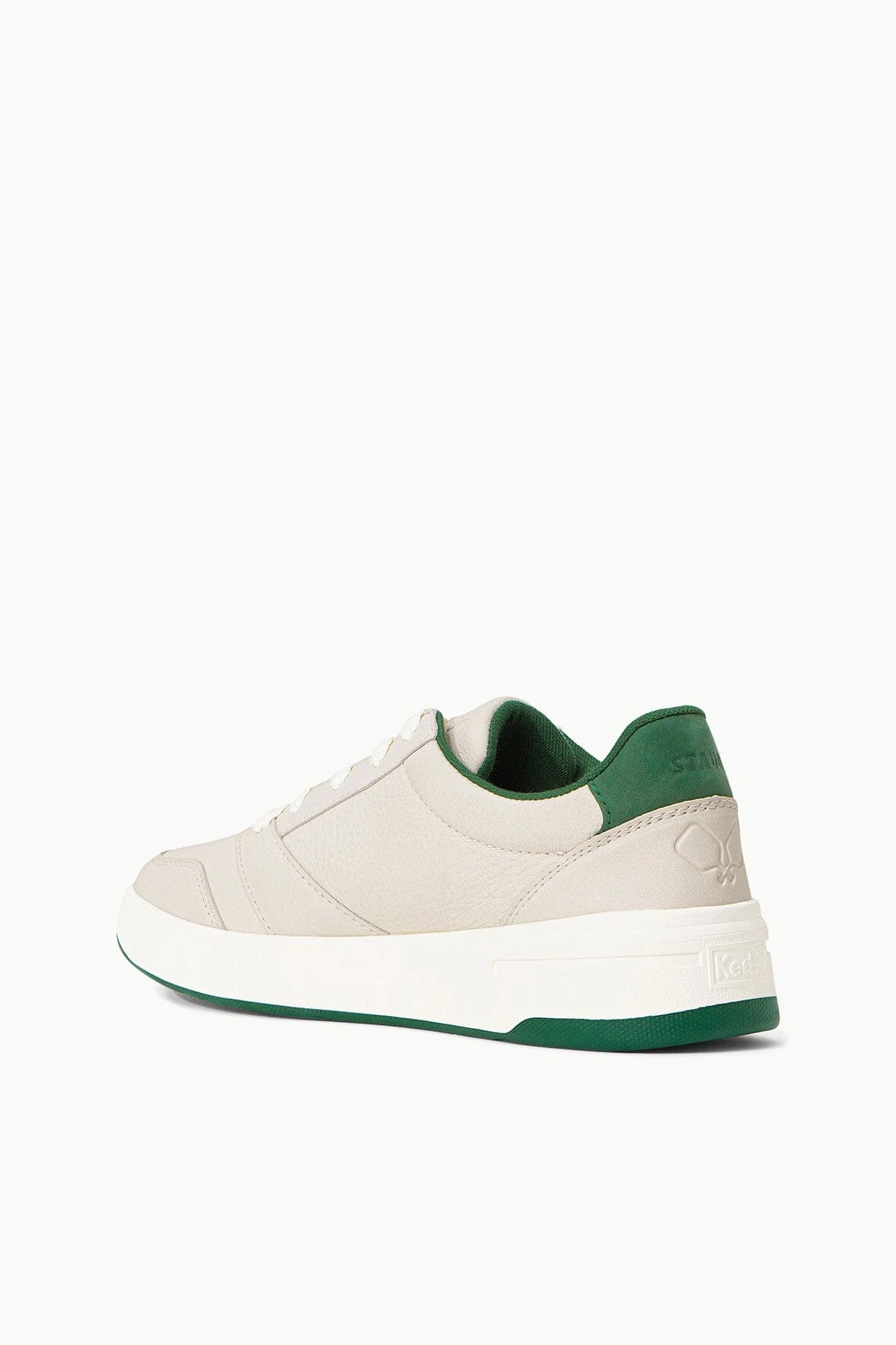 STAUD + KEDS THE COURT SNEAKER | CREAM GREEN 6 STAUD + KEDS THE COURT SNEAKER | CREAM GREEN - Image 6