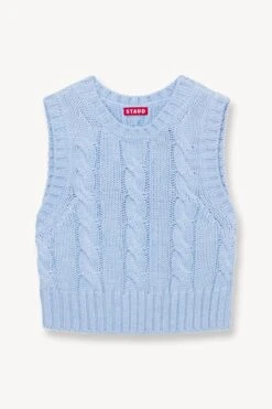 PINGO SWEATER | FRENCH BLUE 10 PINGO SWEATER | FRENCH BLUE -Fashion Shop STAUD PINGO SWEATER FRENCH BLUE FALL 23 ECOM 1
