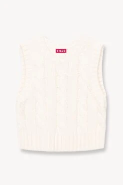 PINGO SWEATER | IVORY -Fashion Shop STAUD PINGO SWEATER IVORY FALL 23 ECOM 1