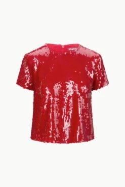 QUINCY TOP | POINSETTIA 10 QUINCY TOP | POINSETTIA -Fashion Shop STAUD QUINCYTOP POINSETTIA ECOM 1