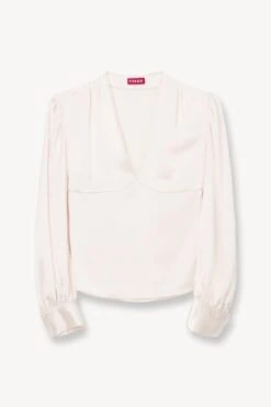 ROSENDA TOP | IVORY 12 ROSENDA TOP | IVORY -Fashion Shop STAUD ROSENDA WOVEN TOP IVORY FALL 23 ECOM 1