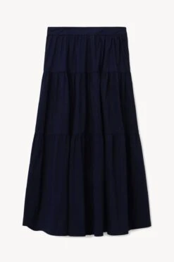 SEA SKIRT | NAVY -Fashion Shop STAUD SEA SKIRT NAVY HOLIDAY 22 ECOM 1