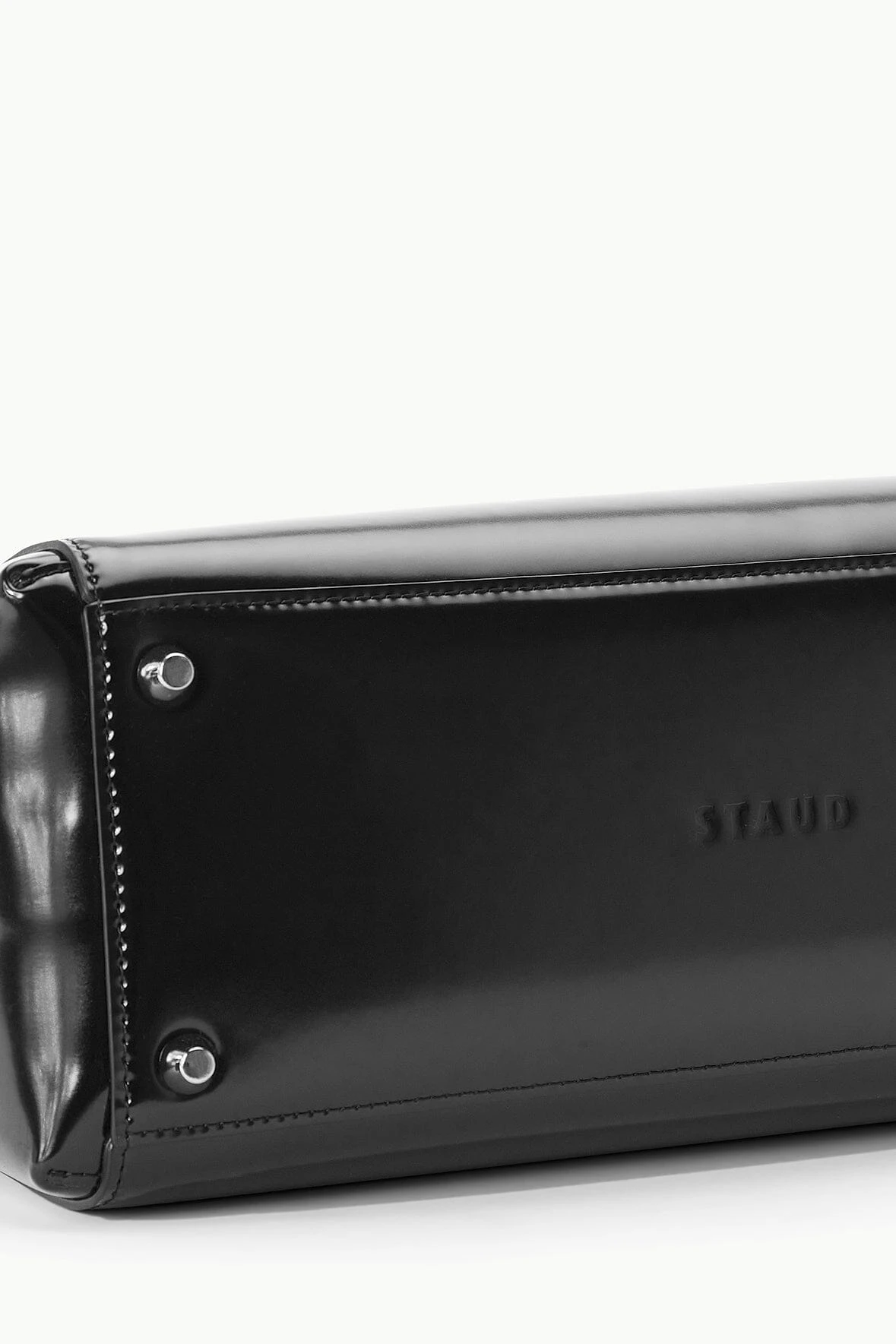 SHIRLEY LEATHER BAG | BLACK POLISHED 6 SHIRLEY LEATHER BAG | BLACK POLISHED - Image 6