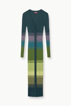 SHOKO SWEATER | PINE FOREST -Fashion Shop STAUD SHOKOSWEATER KNITDRESS PINEFOREST FALL 23 ECOM 1