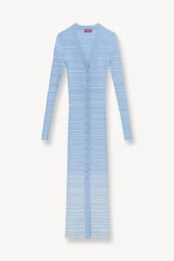 SHOKO SWEATER | FRENCH BLUE WHITE -Fashion Shop STAUD SHOKO SWEATER FRENCH BLUE WHITE SUPF 23 ECOM 1 1