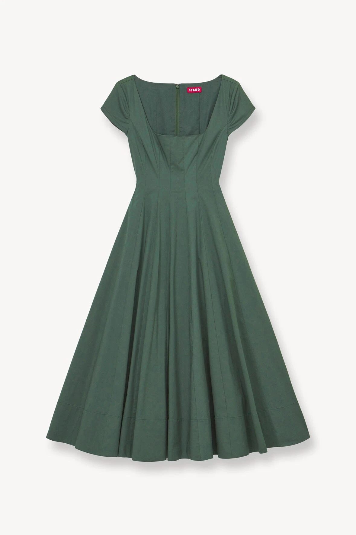 SHORT SLEEVE WELLS DRESS | PINE 5 SHORT SLEEVE WELLS DRESS | PINE - Image 5